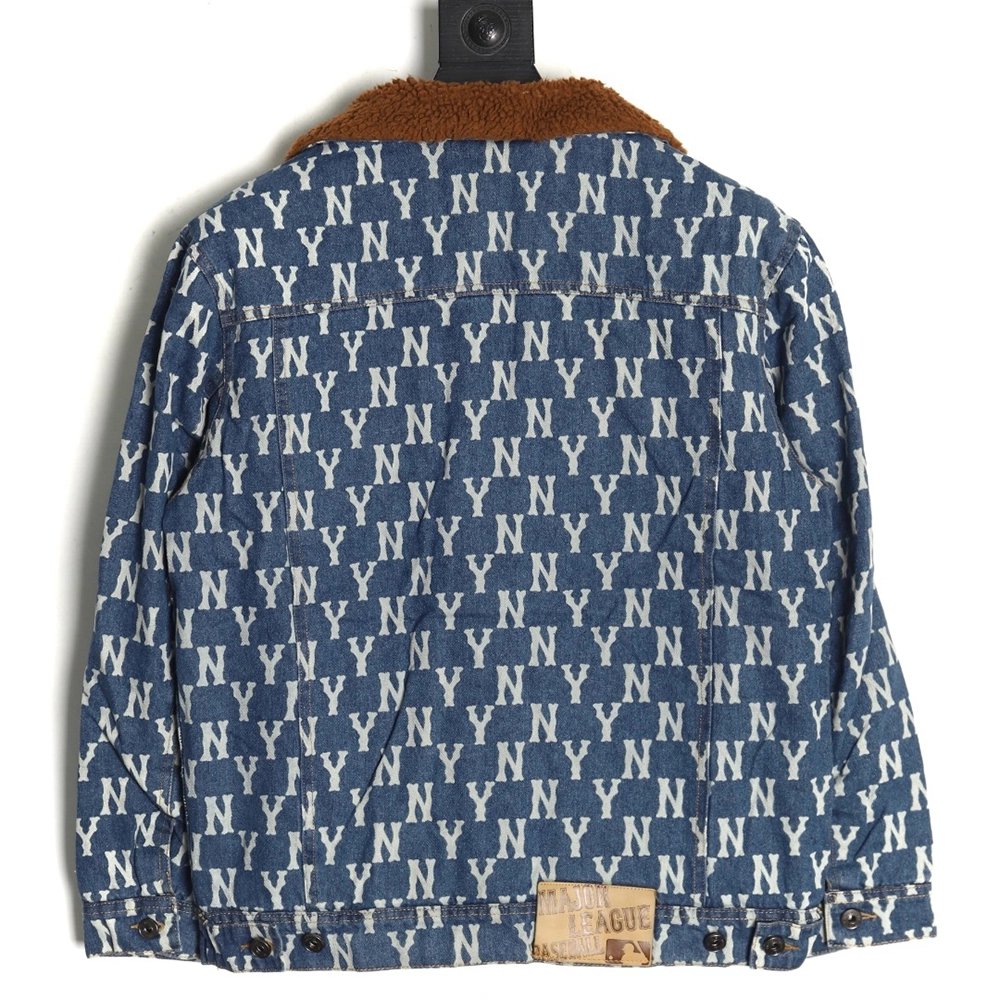 MLB Jacket,Jacket,Clothing,Buy Cheap Discount MLB New York Yankees Denim Sherpa Jacket