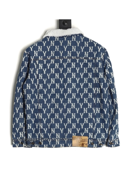 MLB Jacket,Jacket,Clothing,Buy Cheap Discount MLB New York Yankees Denim Sherpa Jacket