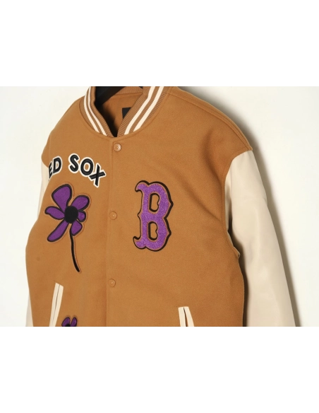 MLB Jacket,Jacket,Clothing,Buy Cheap Discount MLB Logo Embroidered Vintage Baseball Jacket