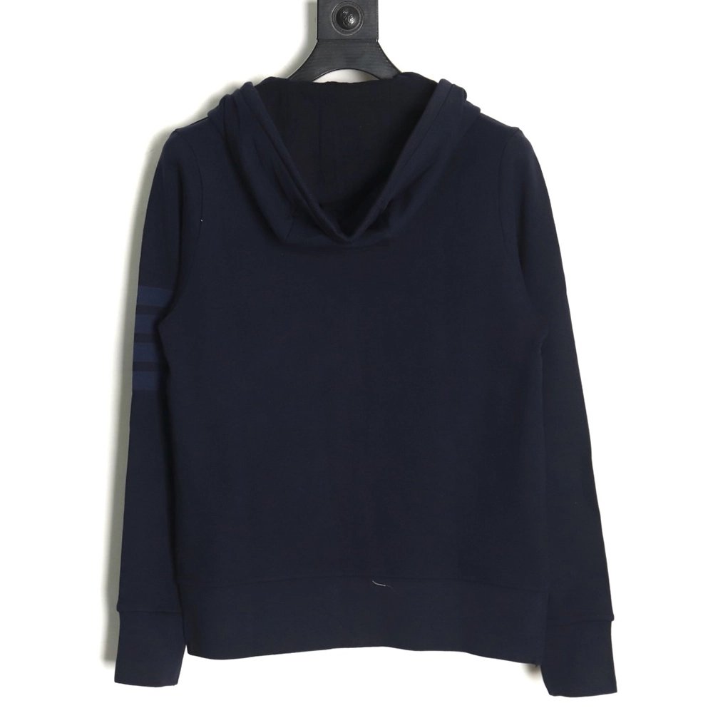 Thom Browne Jacket,Jacket,Clothing,Buy Cheap Discount Thom Browne fourbar yarndyed zipup jacket