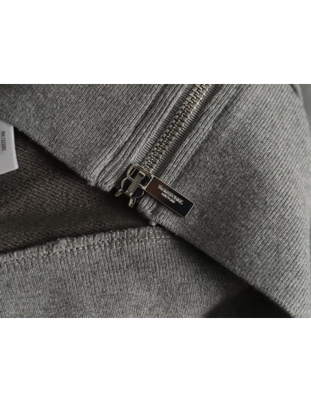 Thom Browne Jacket,Jacket,Clothing,Buy Cheap Discount Thom Browne fourbar yarndyed zipup jacket