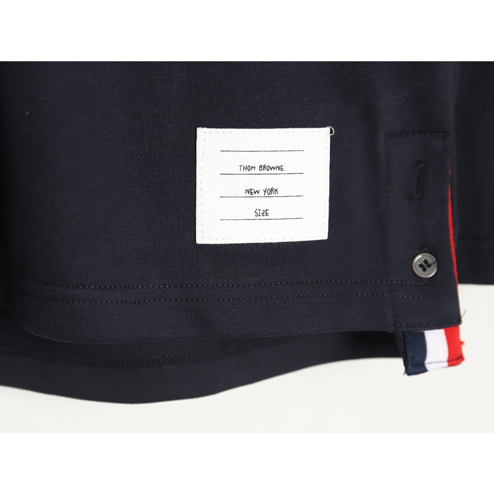 Thom Browne T Shirt,Tshirt,Clothing,Buy Cheap Discount Thom Browne Yarndyed chest pocket longsleeved Tshirt