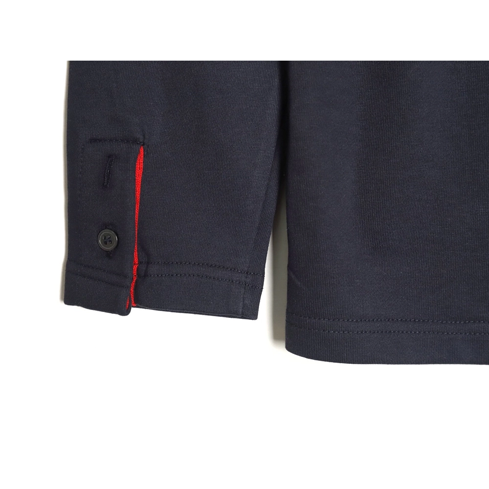Thom Browne T Shirt,Tshirt,Clothing,Buy Cheap Discount Thom Browne Yarndyed chest pocket longsleeved Tshirt
