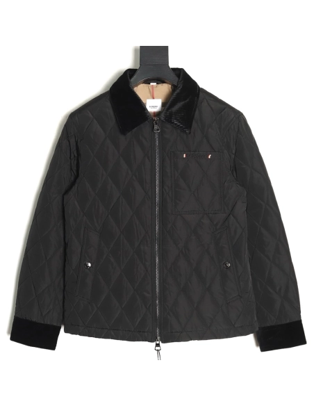 Burberry Jacket,Jacket,Clothing,Buy Cheap Discount Burberry corduroy neckline thin cotton lapel jacket