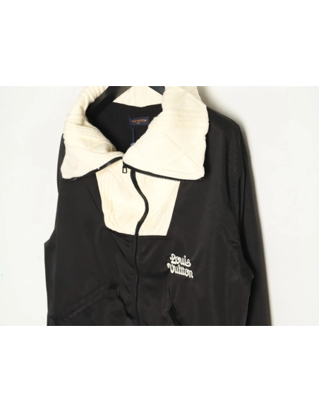 Louis Vuitton Jacket,Jacket,Clothing,Buy Cheap Discount Louis Vuitton Floral Collar Zipper Tunic Jacket