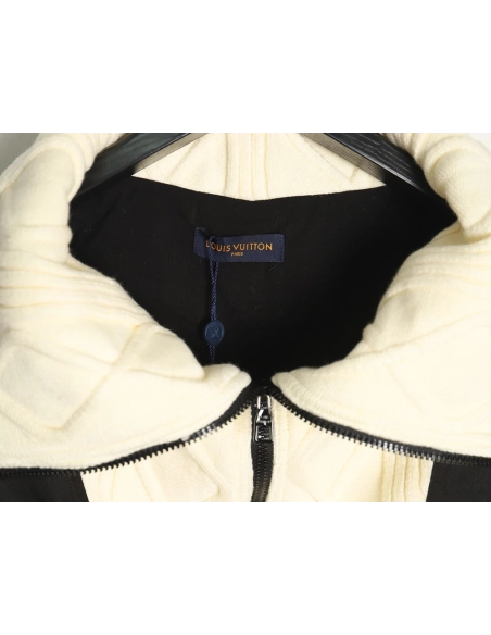 Louis Vuitton Jacket,Jacket,Clothing,Buy Cheap Discount Louis Vuitton Floral Collar Zipper Tunic Jacket