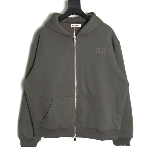 Miu Miu Jacket,Jacket,Clothing,Buy Cheap Discount Miu Miu Appliqu¨¦ Dyed Cotton Jacket