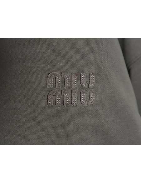 Miu Miu Jacket,Jacket,Clothing,Buy Cheap Discount Miu Miu Appliqu¨¦ Dyed Cotton Jacket