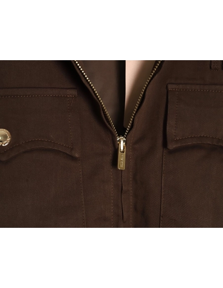 Miu Miu Jacket,Jacket,Clothing,Buy Cheap Discount Miu Miu Curved Pocket Maillard Coach Jacket