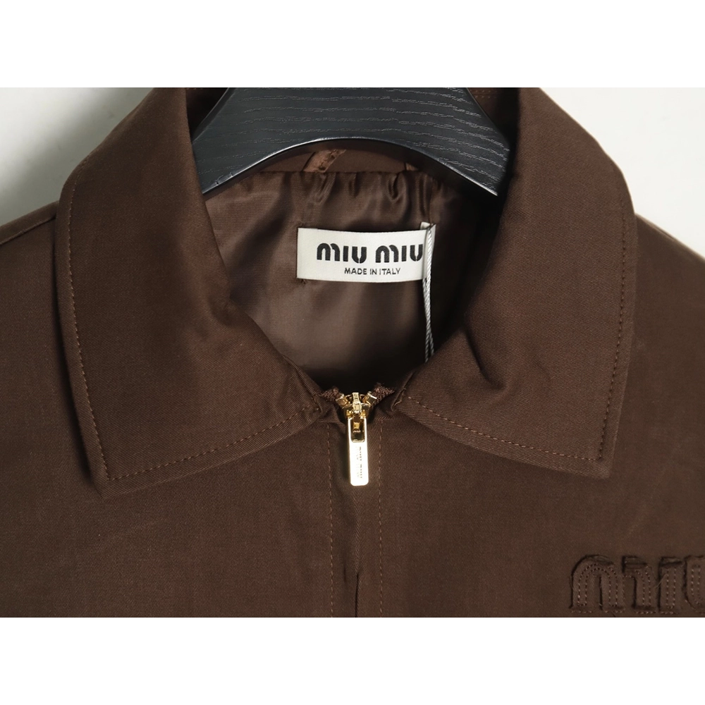 Miu Miu Jacket,Jacket,Clothing,Buy Cheap Discount Miu Miu Curved Pocket Maillard Coach Jacket