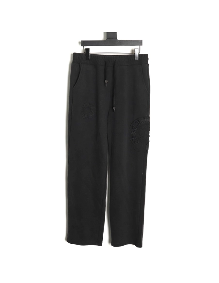 Chrome Hearts Sanskrit Washed Trousers,Chrome Hearts Pants,CASUAL PANTS,APPAREL Clothing