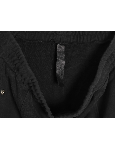 Chrome Hearts washed smoke gray paneled buttondown pants,Chrome Hearts Pants,CASUAL PANTS,APPAREL Clothing