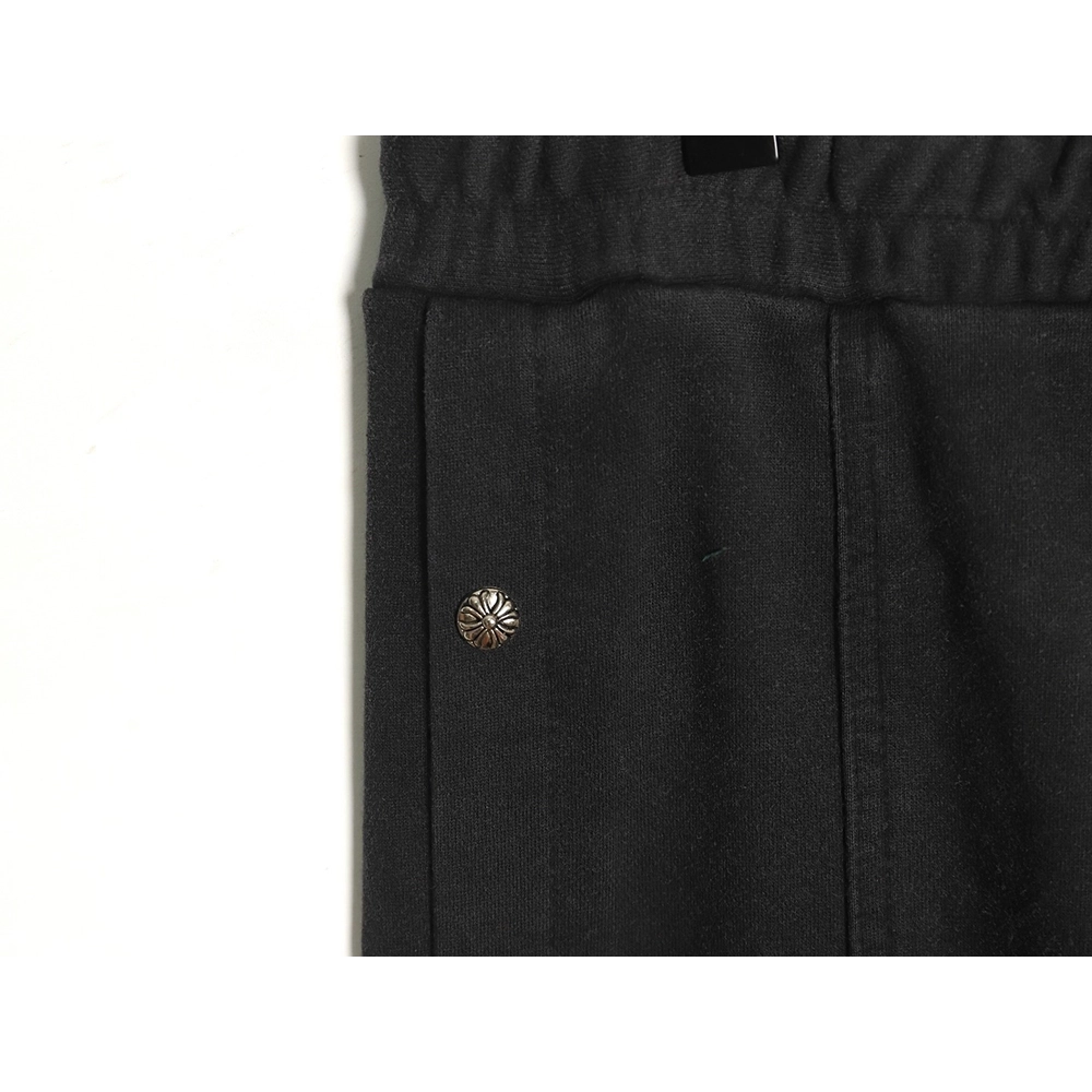 Chrome Hearts washed smoke gray paneled buttondown pants,Chrome Hearts Pants,CASUAL PANTS,APPAREL Clothing