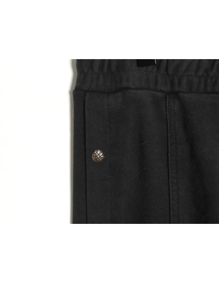 Chrome Hearts washed smoke gray paneled buttondown pants,Chrome Hearts Pants,CASUAL PANTS,APPAREL Clothing