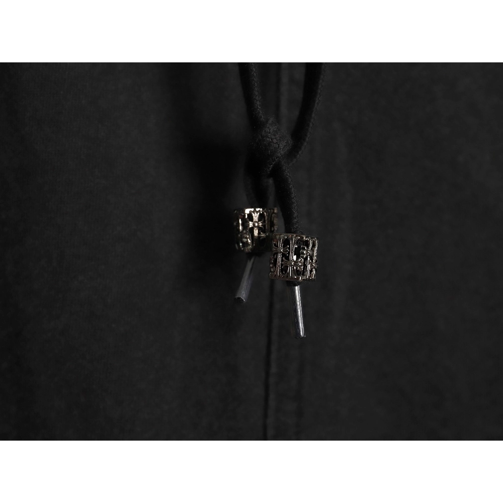 Chrome Hearts washed smoke gray paneled buttondown pants,Chrome Hearts Pants,CASUAL PANTS,APPAREL Clothing