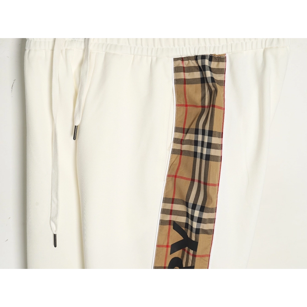 Burberry side logo check trousers,Burberry Trousers,CASUAL PANTS,APPAREL Clothing