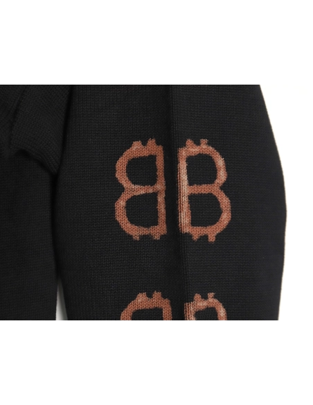 Balenciaga Double B Bitcoin Sweater,Balenciaga Sweatshirt,Sweatshirt,APPAREL Clothing