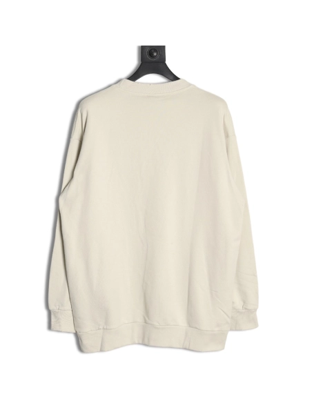 Balenciaga American Tape Lettering Crew Neck Sweatshirt,Balenciaga Sweatshirt,Sweatshirt,APPAREL Clothing