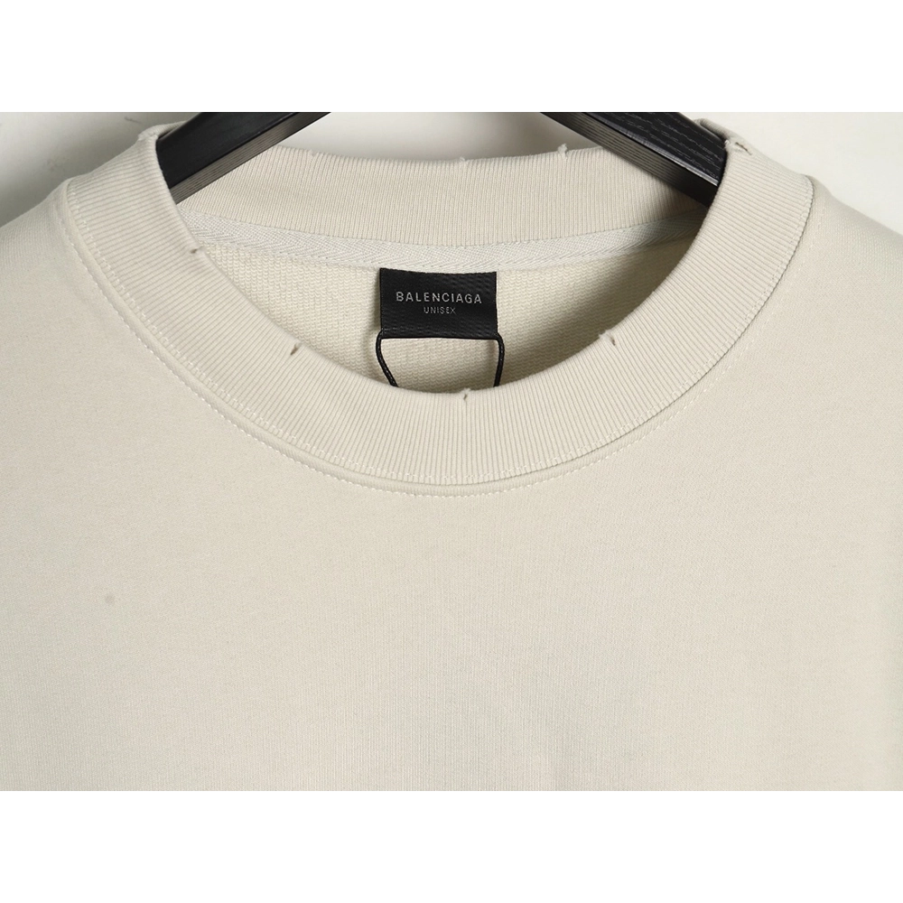 Balenciaga American Tape Lettering Crew Neck Sweatshirt,Balenciaga Sweatshirt,Sweatshirt,APPAREL Clothing