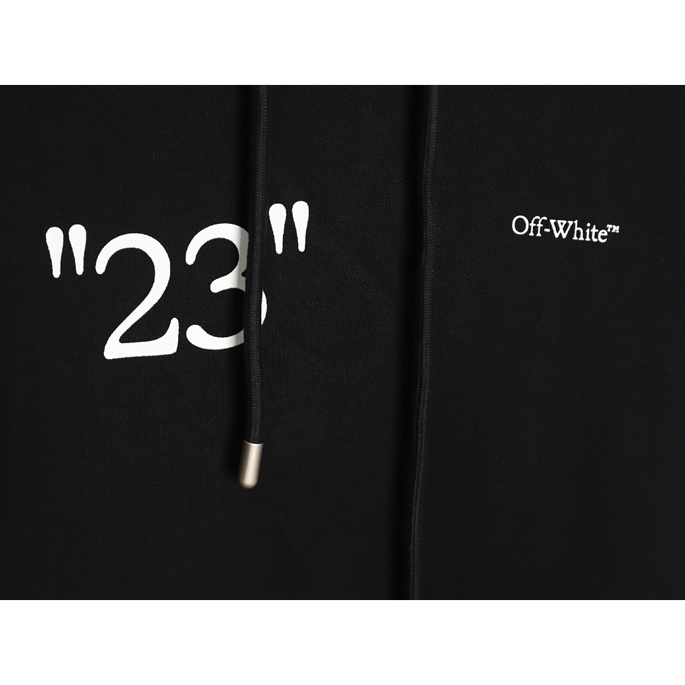 off white number 23 slash letter hoodie,Off White Hoodie,Hoodie,APPAREL Clothing