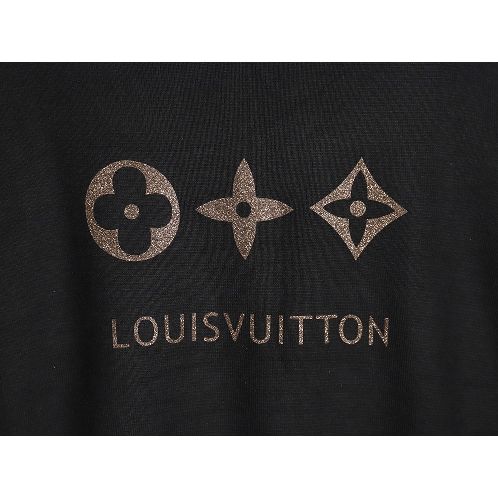 Louis Vuitton sparkling gold crew neck sweater,Louis Vuitton Sweatshirt,Sweatshirt,APPAREL Clothing
