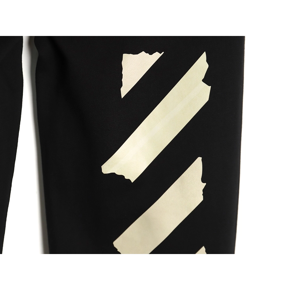 off white yellow tape trousers,Off White Trousers,CASUAL PANTS,APPAREL Clothing