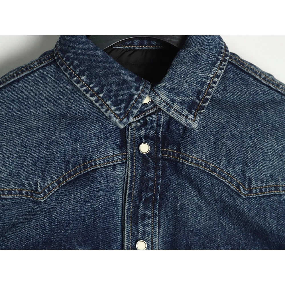 Prada triangle logo denim cotton jacket,Prada Jacket,Jacket,Buy cheap clothing haul France