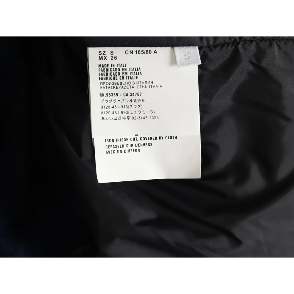 Prada triangle logo denim cotton jacket,Prada Jacket,Jacket,Buy cheap clothing haul France
