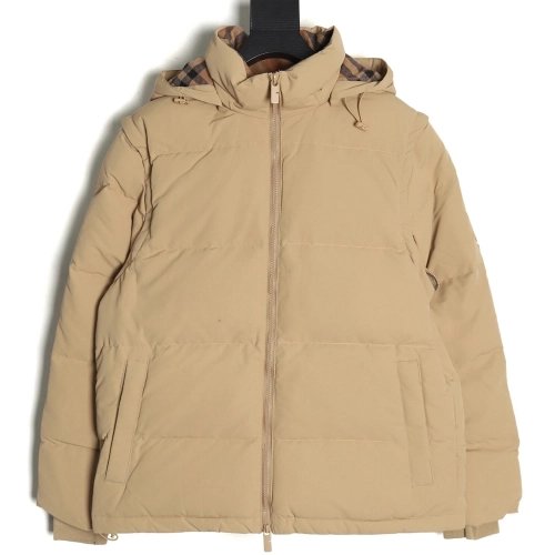 Burberry armband embroidery detachable hood down jacket,Burberry Jacket,Jacket,Buy cheap clothing haul France