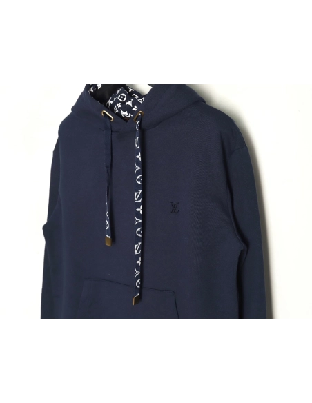 Louis Vuitton small logo hat print drawstring hoodie,Louis Vuitton Hoodie,Hoodie,Buy cheap clothing haul France