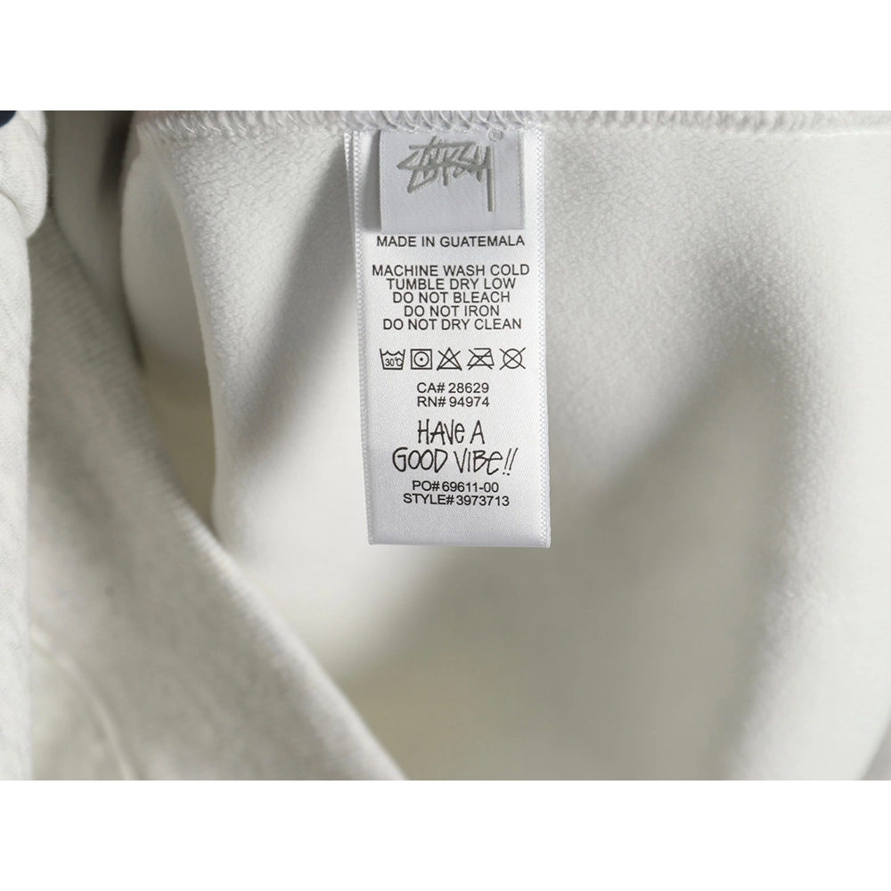 Stussy cobranded elements Logo plus velvet hooded zipper jacket,Stussy Sweatshirt,Sweatshirt,Buy cheap clothing haul France