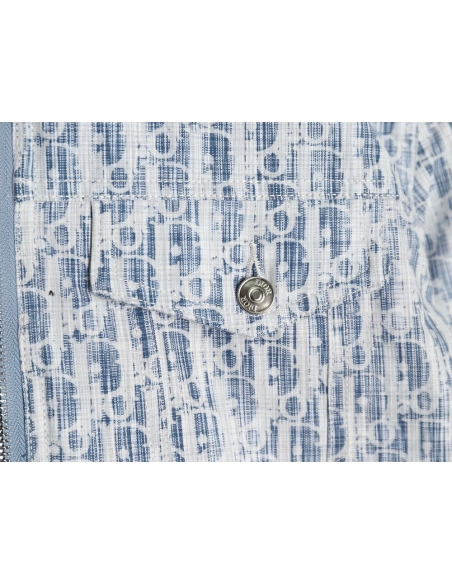 Dior all over print distressed jacquard LOGO hooded down jacket,Dior Jacket,Jacket,Buy cheap clothing haul France