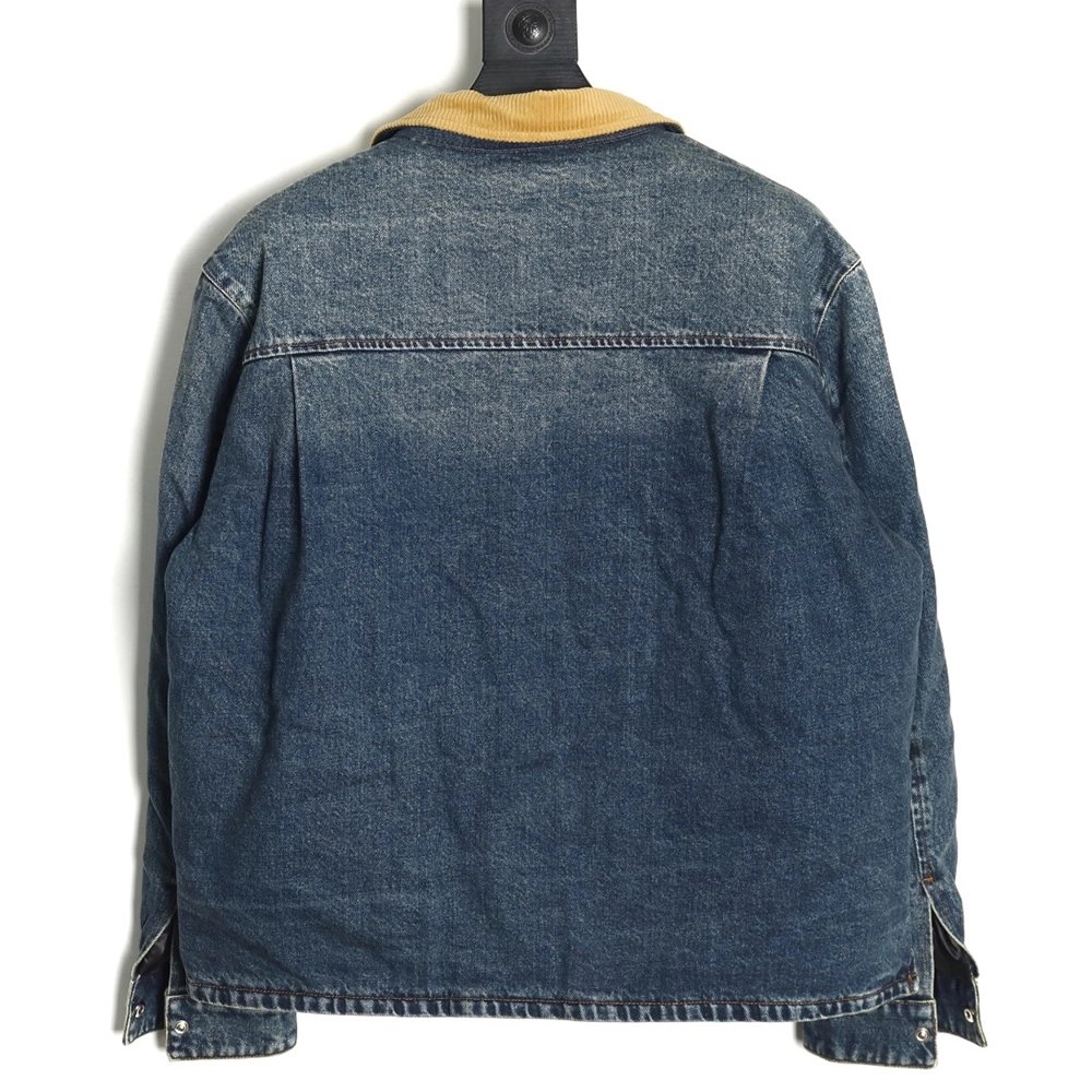 Miu Miu corduroy collar down denim jacket,Miu Miu Jacket,Jacket,Buy cheap clothing haul France