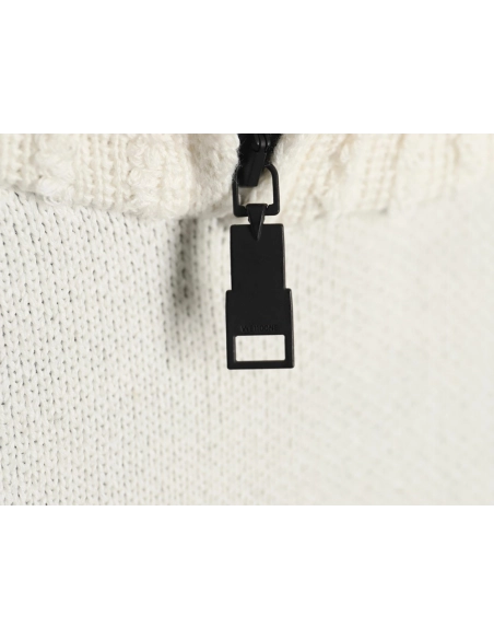 We11 Done Square LOGO Half Zip Turtleneck Sweater,We11done Sweatshirt,Sweatshirt,Buy cheap clothing haul France