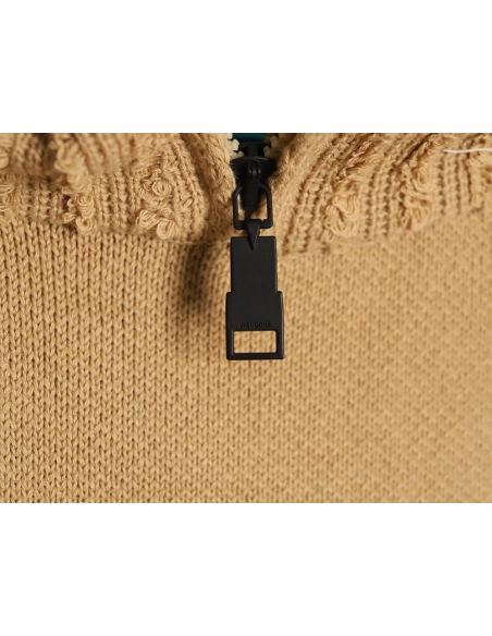 We11 Done Square LOGO Half Zip Turtleneck Sweater,We11done Sweatshirt,Sweatshirt,Buy cheap clothing haul France