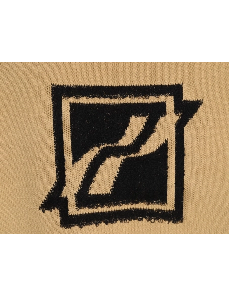 We11 Done Square LOGO Half Zip Turtleneck Sweater,We11done Sweatshirt,Sweatshirt,Buy cheap clothing haul France