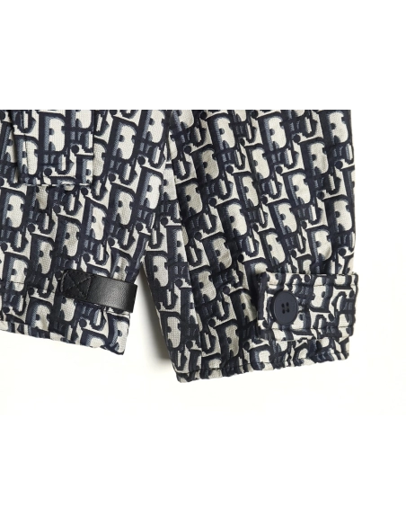 Dior all over print monogram jacquard zipper hooded jacket,Dior Jacket,Jacket,Buy cheap clothing haul France