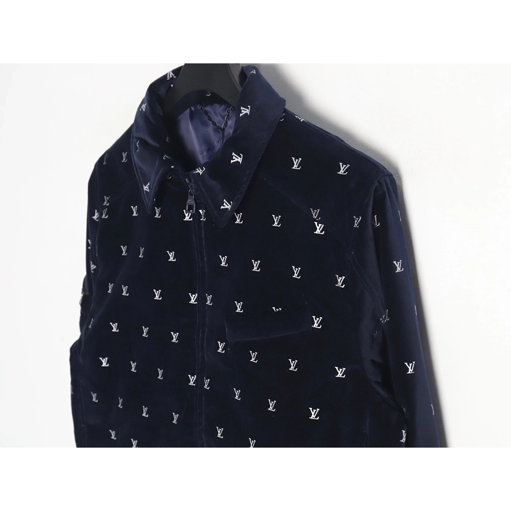 Louis Vuitton all over print velvet cotton jacket,Louis Vuitton Jacket,Jacket,Buy cheap clothing haul France