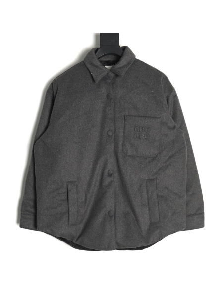 Miu Miu velvet pocket cashmere down jacket,Miu Miu Jacket,Jacket,Buy cheap clothing haul France