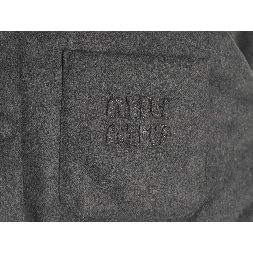 Miu Miu velvet pocket cashmere down jacket,Miu Miu Jacket,Jacket,Buy cheap clothing haul France