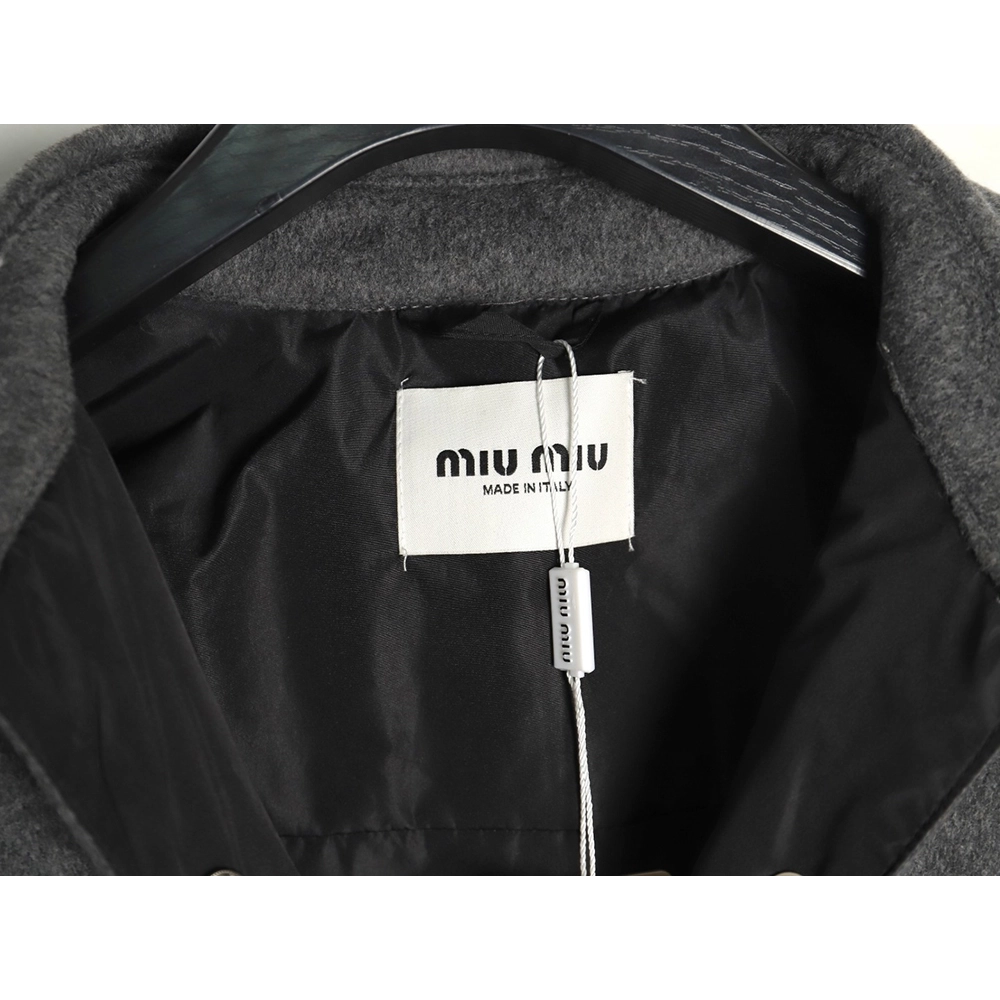 Miu Miu velvet pocket cashmere down jacket,Miu Miu Jacket,Jacket,Buy cheap clothing haul France