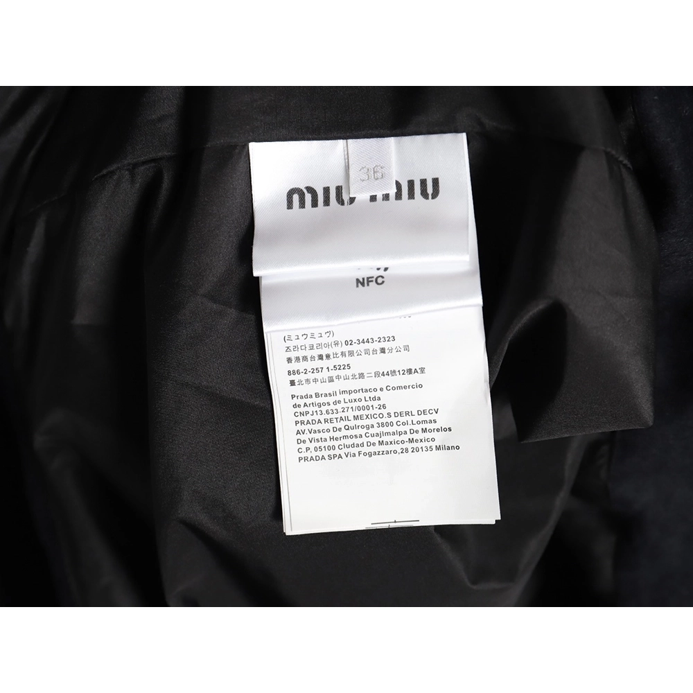 Miu Miu velvet pocket cashmere down jacket,Miu Miu Jacket,Jacket,Buy cheap clothing haul France