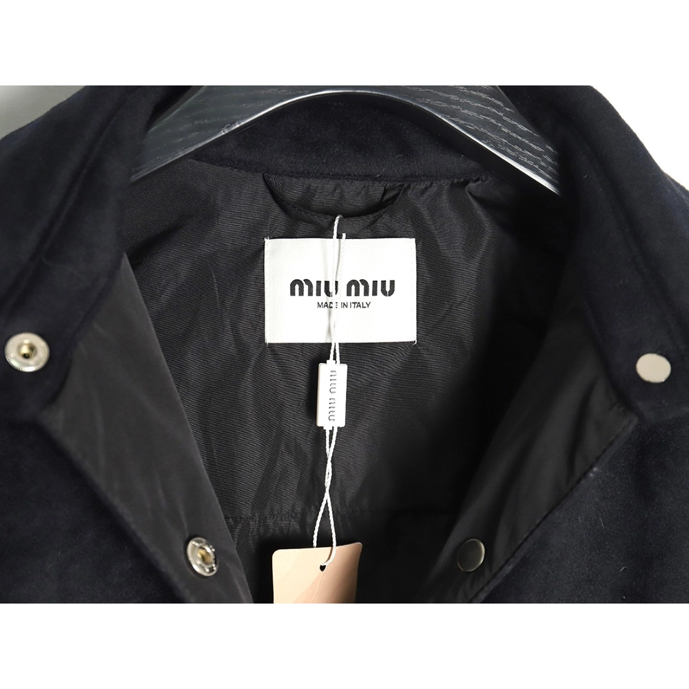 Miu Miu velvet pocket cashmere down jacket,Miu Miu Jacket,Jacket,Buy cheap clothing haul France