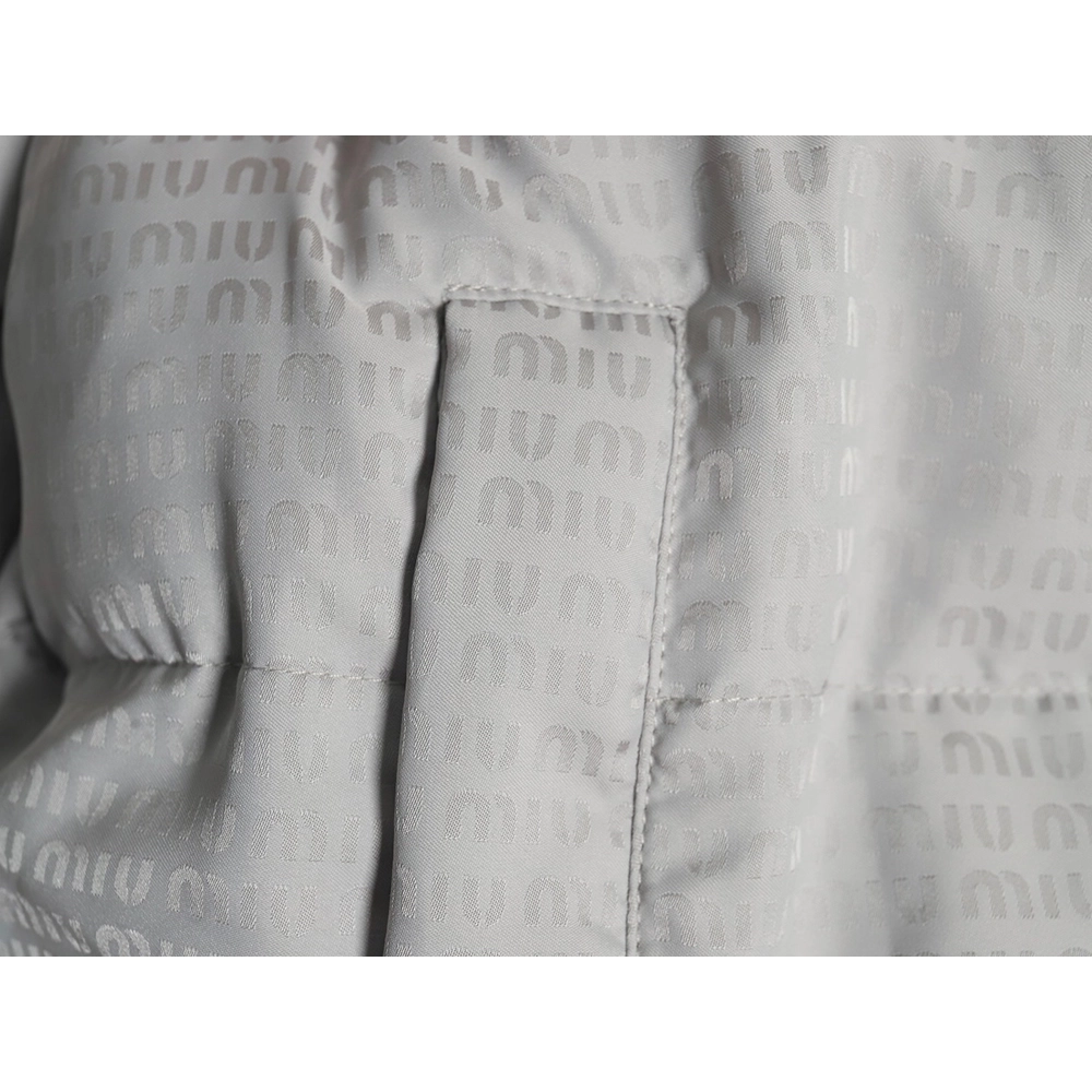 Miu Miu jacquard all over print lapel down jacket,Miu Miu Jacket,Jacket,Buy cheap clothing haul France