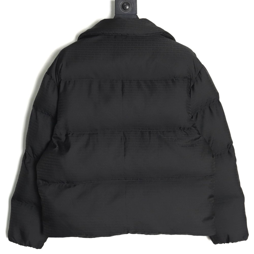 Miu Miu jacquard all over print lapel down jacket,Miu Miu Jacket,Jacket,Buy cheap clothing haul France