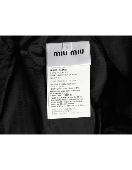 Miu Miu jacquard all over print lapel down jacket,Miu Miu Jacket,Jacket,Buy cheap clothing haul France