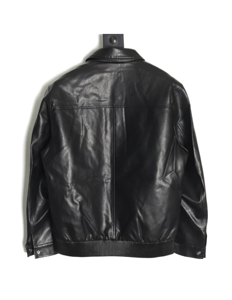 Prada triangle logo leather jacket,Prada Jacket,Jacket,Buy cheap clothing haul France