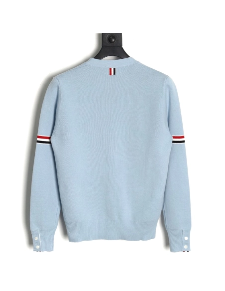 Thom Browne Double Sleeves Web Armband Cardigan Sweater,Thom Browne,TB-01241215