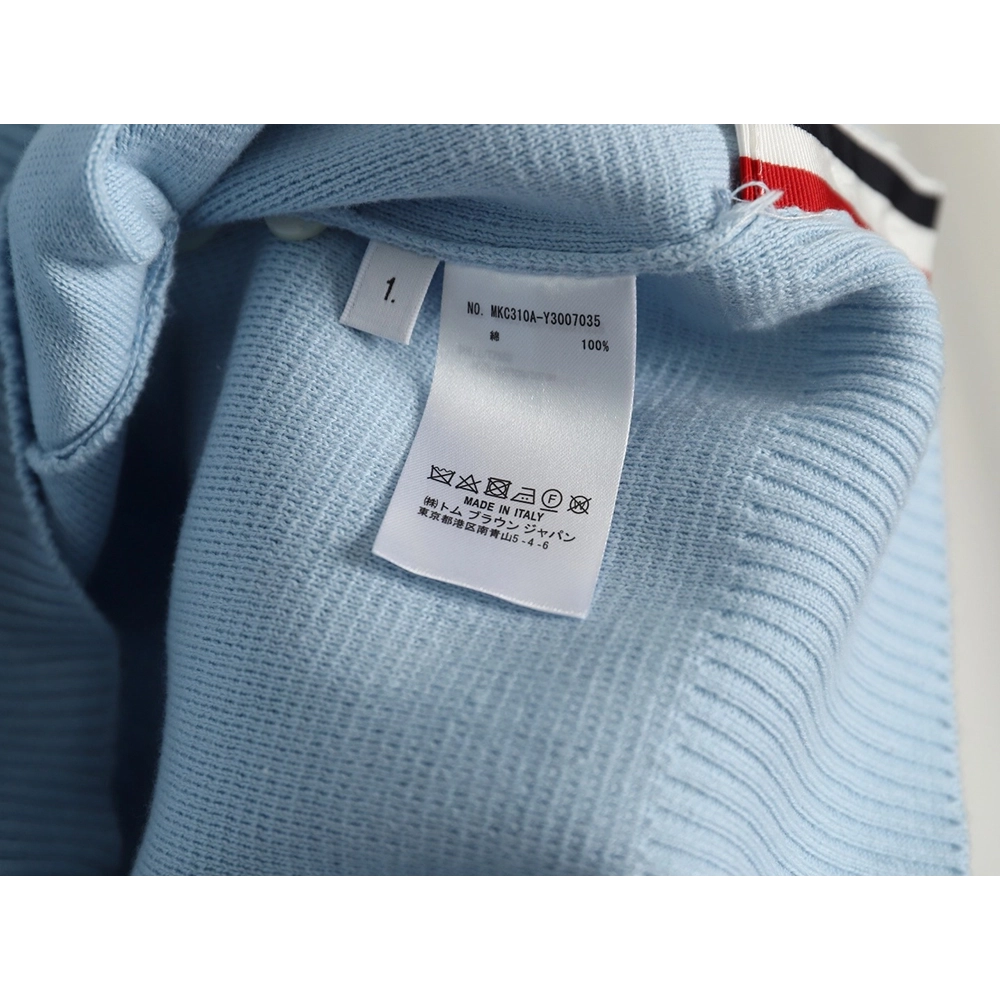 Thom Browne Double Sleeves Web Armband Cardigan Sweater,Thom Browne,TB-01241215