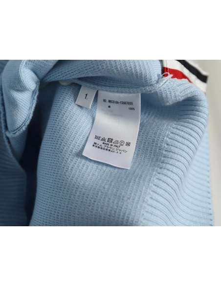 Thom Browne Double Sleeves Web Armband Cardigan Sweater,Thom Browne,TB-01241215